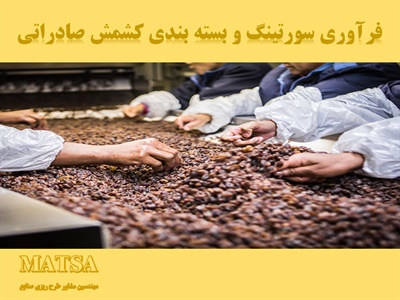 طرح توجیهی فرآوری و بسته بندی کشمش صادراتی